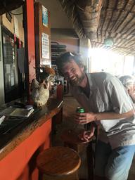 Dave and I followed lunch with a drink at the Dancing Rooster.