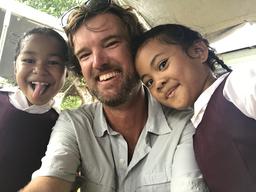 Who can resist a selfie with Dave?  Not these girls!