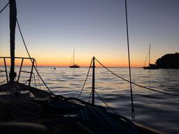 Sunset in Chacala right now as I write this.