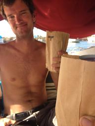 I've just procured a few cold tallboys to accompany dinner.