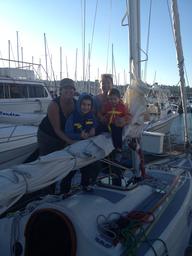 Aunt Rosie with Michele and her boys