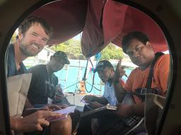 The "Fanning Boarding Party" at checkout