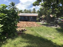 Fanning's major export is copra. This is part of the production process.