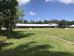 The government building with police and a jail.