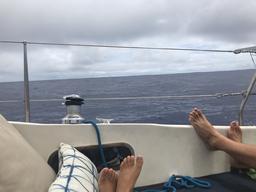 It wasn't all difficult - some easy sailing to be had.