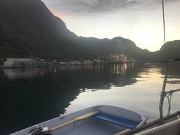 View from Crazy Love's Home in Pago Pago Harbor for four weeks.
