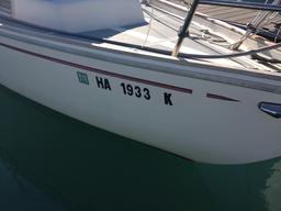 Since the boat's going to be here for a while we updated the registration.