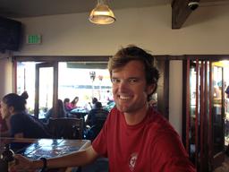 Dave at Ideal happy hour