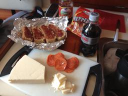 Day 20 and not a bad lunch if I may say so.