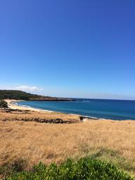 The beach at Manele as seen on the walk to the Four Seasons.