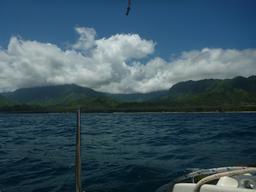 Beautiful views sailing the Na Pali Coast on the north shore of Kauai.