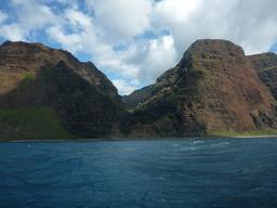 Beautiful views sailing the Na Pali Coast on the north shore of Kauai.