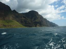 Beautiful views sailing the Na Pali Coast on the north shore of Kauai.
