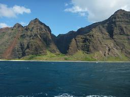 Beautiful views sailing the Na Pali Coast on the north shore of Kauai.