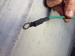 The new alternator-starter wire