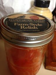 A delicious pepper relish found in San Francisco.