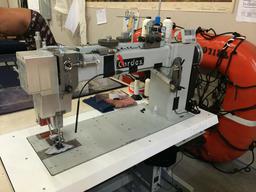 Crazy big sailmaker's sewing machine at West Maui Sails in Lahaina.