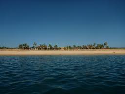 The beach at Santa Maria Cove isn't big but it is never busy in the morning.